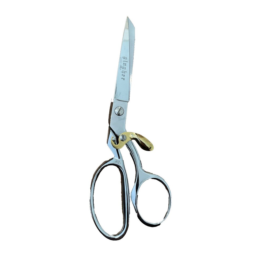 Gingher Spring Action Dressmaker Shears Knife Edge Scissors 8" Made in Italy